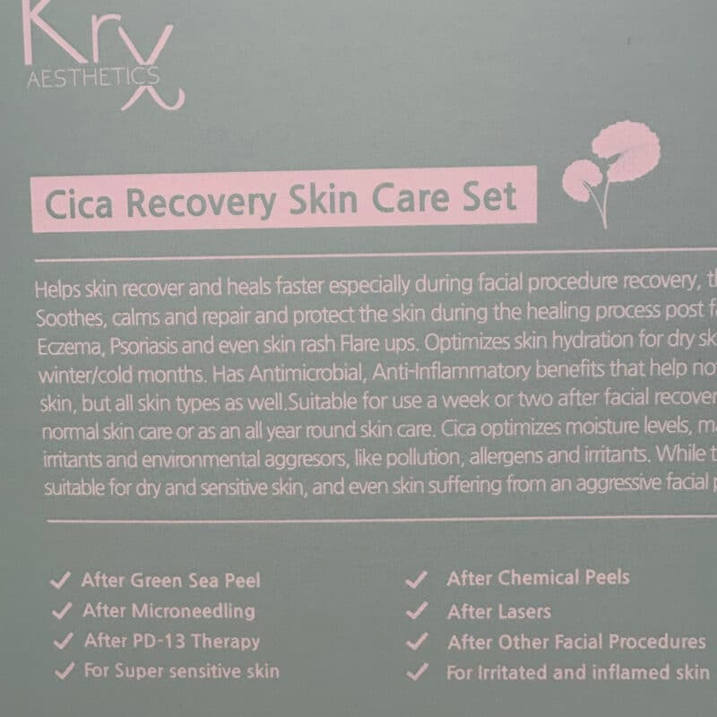 KRX Cica Recovery Skin Care Set - Billede 2