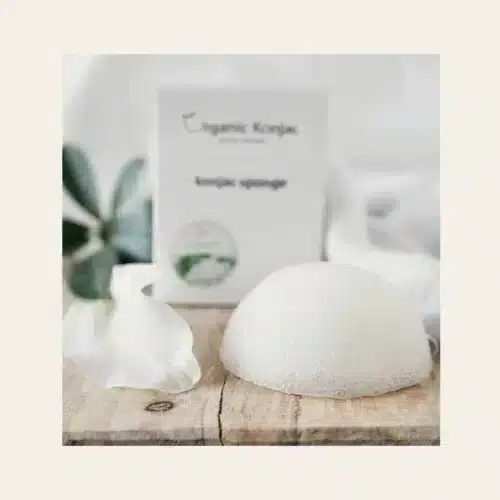 Organic Konjac Face Sponge Bamboo Charcoal - uren hud behandling